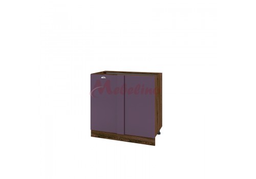 Modul inferior BF 05-42 dulap de colt cu usa si raft-Lila mat - Bucatarii