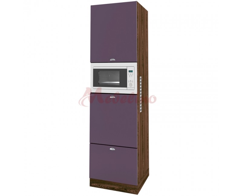 Dulap tip coloana BF 05-45 cu 4 usi-Lila mat