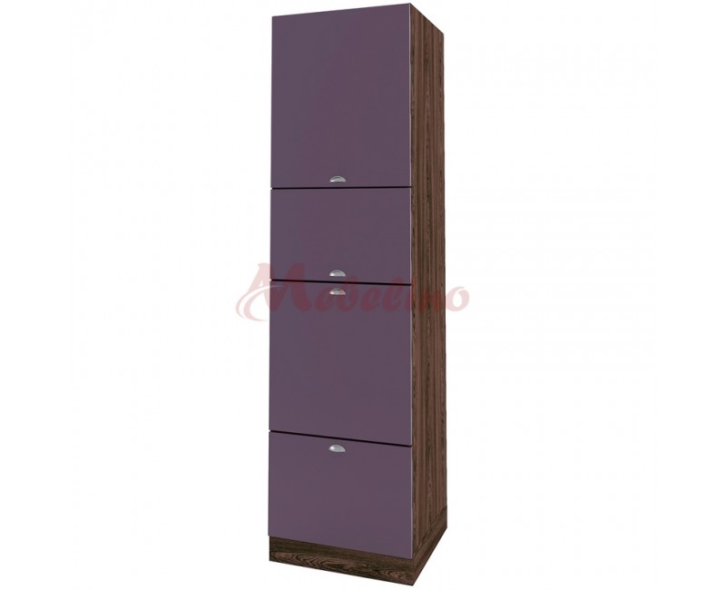 Dulap tip coloana BF 05-45 cu 4 usi-Lila mat