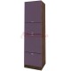 Dulap tip coloana BF 05-45 cu 4 usi-Lila mat