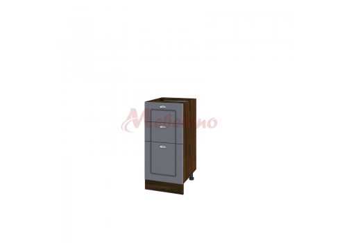 Modul inferior BF 06-27 dulap cu doua sertare si usa - cu deschidere dreapta-Ciment mat - Comparare Produse