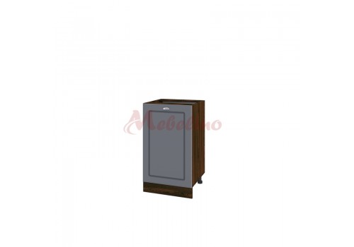 Modul inferior BF 06-43 dulap cu usa si raft-Ciment mat - Bucatarii