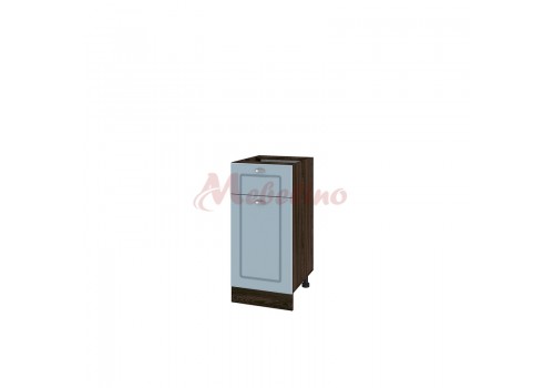 Modul inferior BF 06-74 dulap cu usa , sertar si raft - cu deschidere stanga-Denim mat - Bucatarii