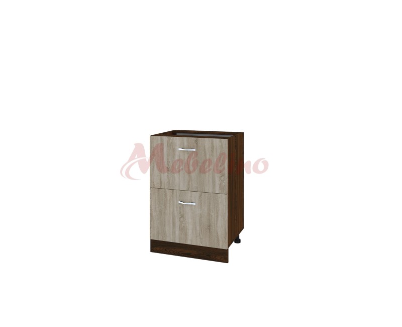 Modul inferior VS 44 dulap cu doua sertare
