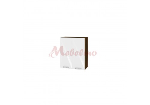 Modul superior BF 05-03 dulap cu doua usi si raft-Alb lucios - Bucatarii