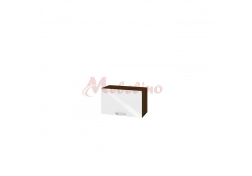 Modul superior BF 05-15 dulap cu usa orizontala-Alb lucios - Bucatarii