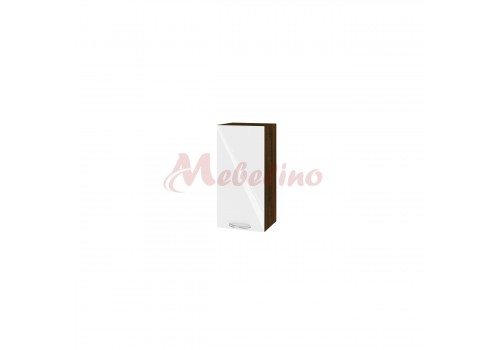 Modul superior BF 05-16 dulap cu usa si raft-Alb lucios - Bucatarii