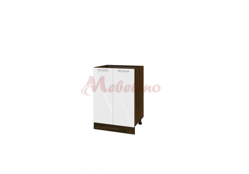 Modul inferior BF 05-22 dulap cu doua usi si raft-Alb lucios - Comparare Produse