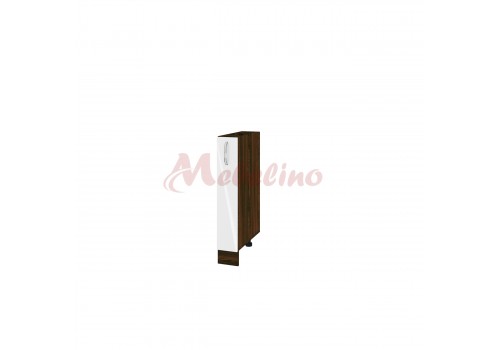 Modul inferior BF 05-41 butiliera-Alb lucios - Bucatarii