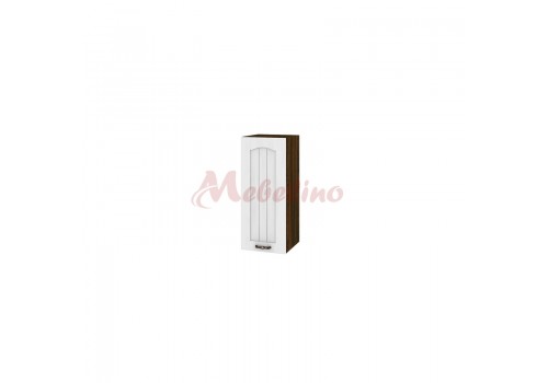 Modul superior BF 04-51 dulap cu usa si raft-deschidere stanga-Alb flader - Bucatarii