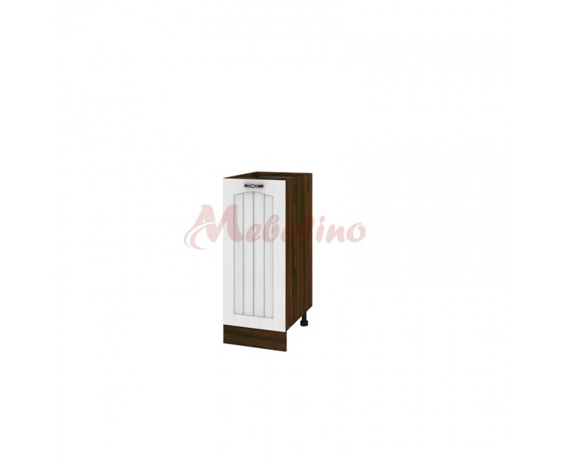 Modul inferior BF 04-40  dulap cu usa si raft -deschidere dreapta-Alb flader