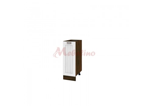 Modul superior BF 04-70 dulap cu usa si raft-deschidere stanga-Alb flader - Bucatarii