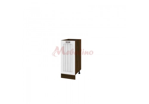 Modul superior BF 04-90 dulap cu usa si raft-deschidere stanga-Alb flader - Bucatarii