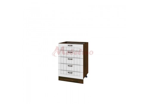 Modul inferior BF 04-29 dulap cu 5 sertare-Alb flader - Comparare Produse