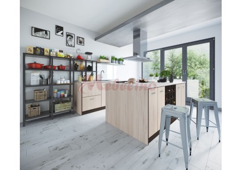Bucataria modulara City 915 cu blat incluse - Bucatarii