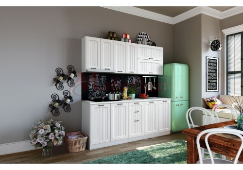 Bucatarie modulara City 935 cu MDF si blat inclus - Bucatarii
