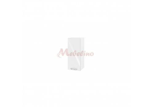 Modul superior BF 05-1 dulap cu usa si raft-Alb lucios - Bucatarii