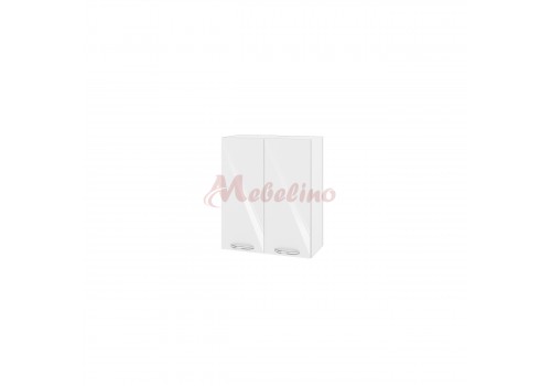 Modul superior BF 05-3 dulap cu doua usi si raft-Alb lucios - Bucatarii