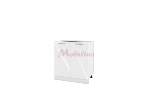 Modul inferior BF 05-23 dulap cu doua usi si raft-Alb lucios - Comparare Produse
