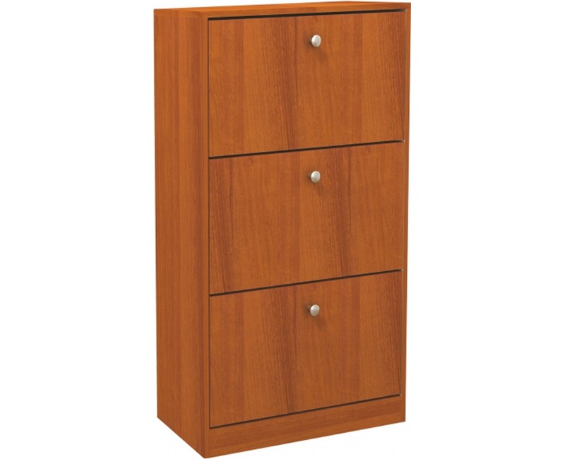 Mobilier hol - Pantofare - Pantofar Marea No.2 cu trei compartimente - nuc