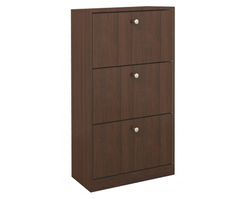 Mobilier hol - Pantofare - Pantofar Marea No.2 cu trei compartimente - wenge