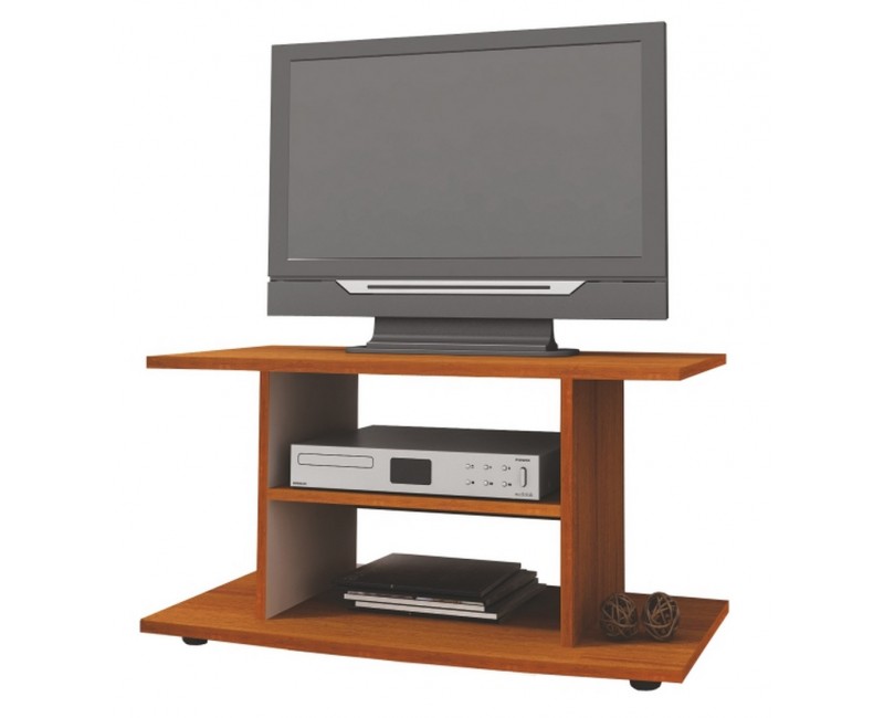 Dulapuri - Comode TV - Comoda TV Marea No.1 - nuc si alb