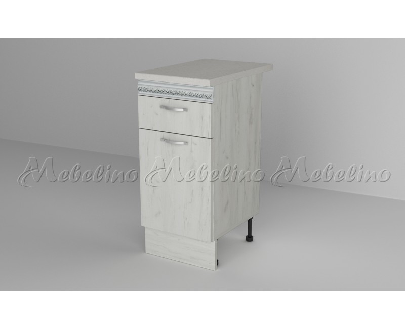 Module de bucatarie - Module Toscana cu profil decorativ - Dulap inferior cu usa si sertar D4