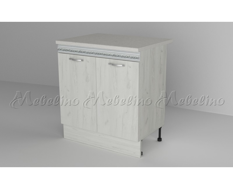 Module de bucatarie - Module Toscana cu profil decorativ - Dulap inferior cu doua usi si raft D6